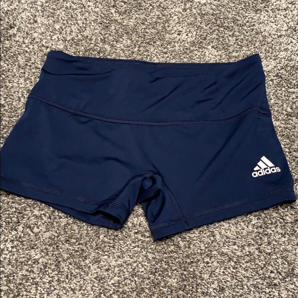 Addidas spandex workout shorts size L